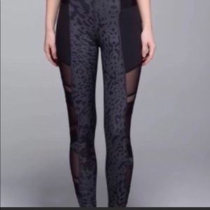 Lululemon Just Breathe Black Leopard Mesh